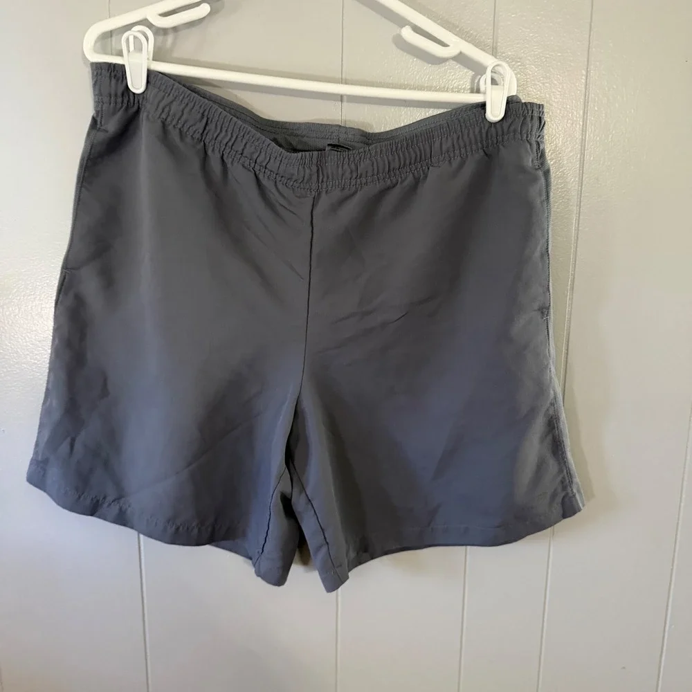 Champion C9 Athletic Shorts Mens Large Grey‎ Elastic Waist Mesh Panels